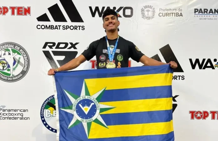 ATLETA DE VALPARA&Iacute;SO CONQUISTA OITAVO T&Iacute;TULO BRASILEIRO DE KICKBOXING&nbsp; - Prefeitura Municipal de Valpara&iacute;so de Goi&aacute;s