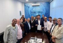 EXPANSÃO DA REDE DE ABASTECIMENTO DE ÁGUA VAI BENEFICIAR DIVERSOS BAIRROS DE VALPARAÍSO DE GOIÁS APÓS REUNIÃO COM A SANEAGO