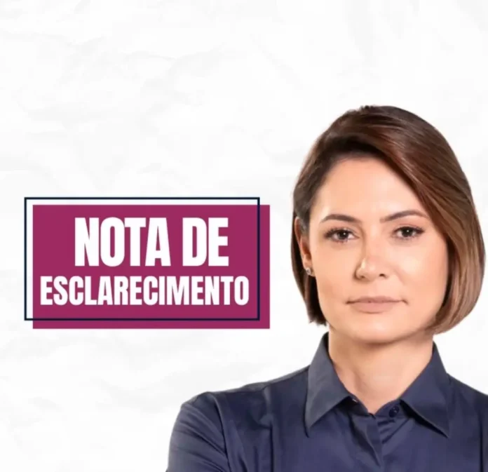 Michelle Bolsonaro deixa presid&ecirc;ncia do PL Mulher para se dedicar &agrave; fam&iacute;lia