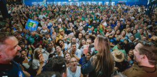 Gustavo Aires reúne mais de 2 mil pessoas em encontro com Celina Leão no Cruzeiro